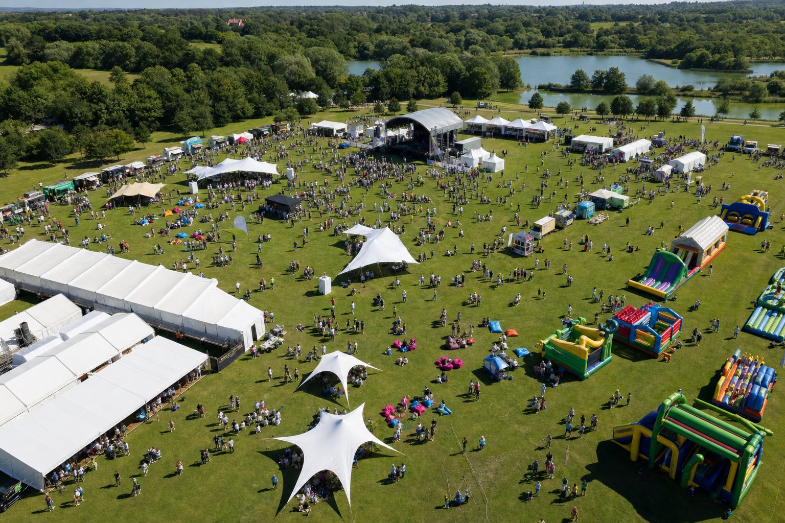 Organizacja plenerowego pikniku firmowego ze sceną i animacjami w Nowej Soli