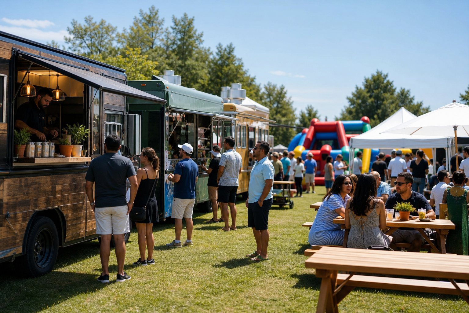 Organizacja plenerowego pikniku firmowego ze sceną i animacjami w Chełmie